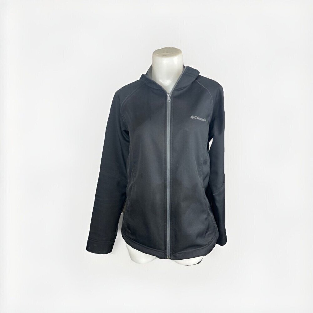 Women's Columbia Omni Shield Full Zip Jacket Size Large Black